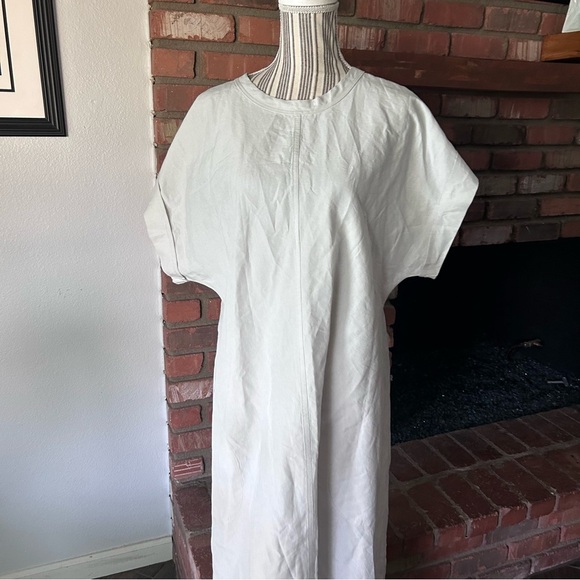 Sofie D’Hoore Ducie Linen Blend Midi Dress in Calcium Sz 40 Large - Picture 6 of 13